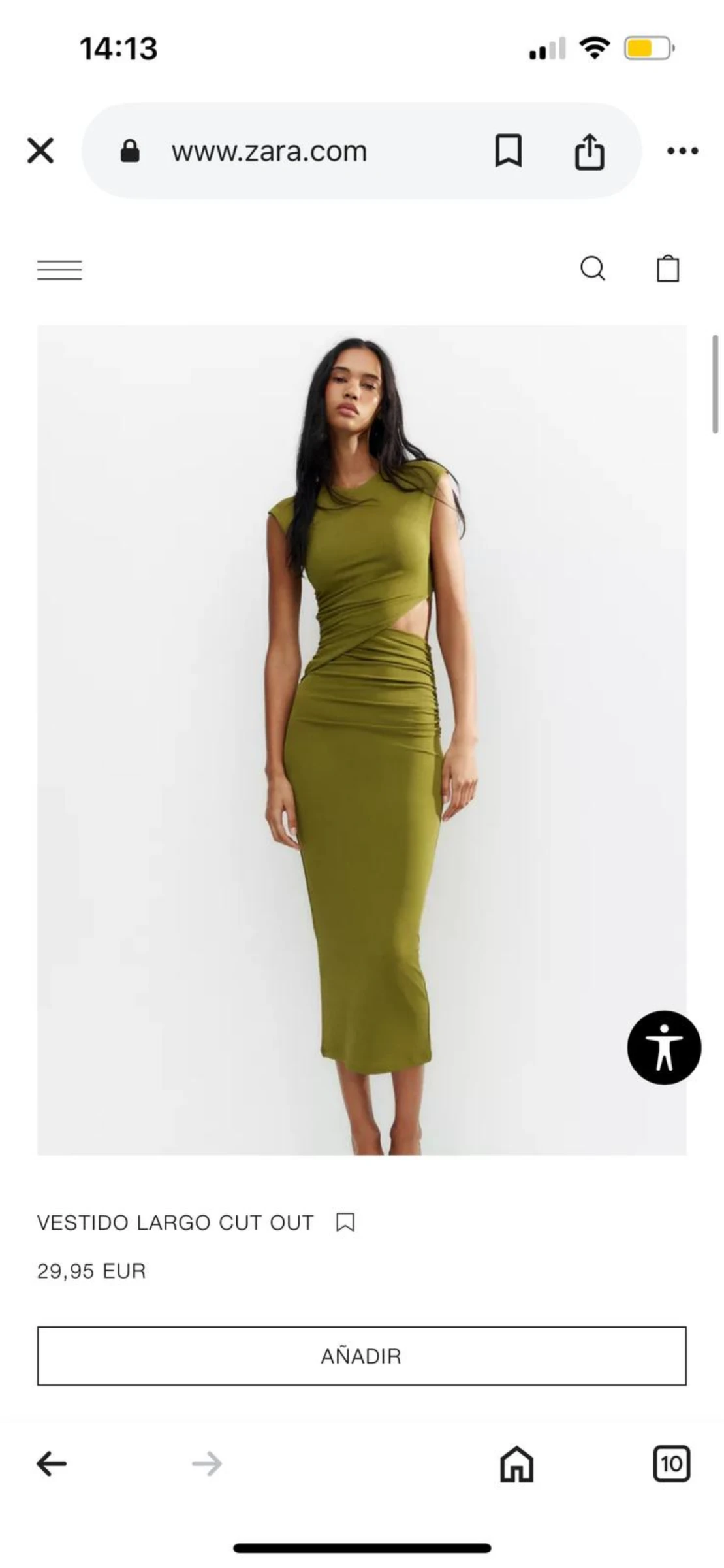 Vestido cut out Zara – photo 3